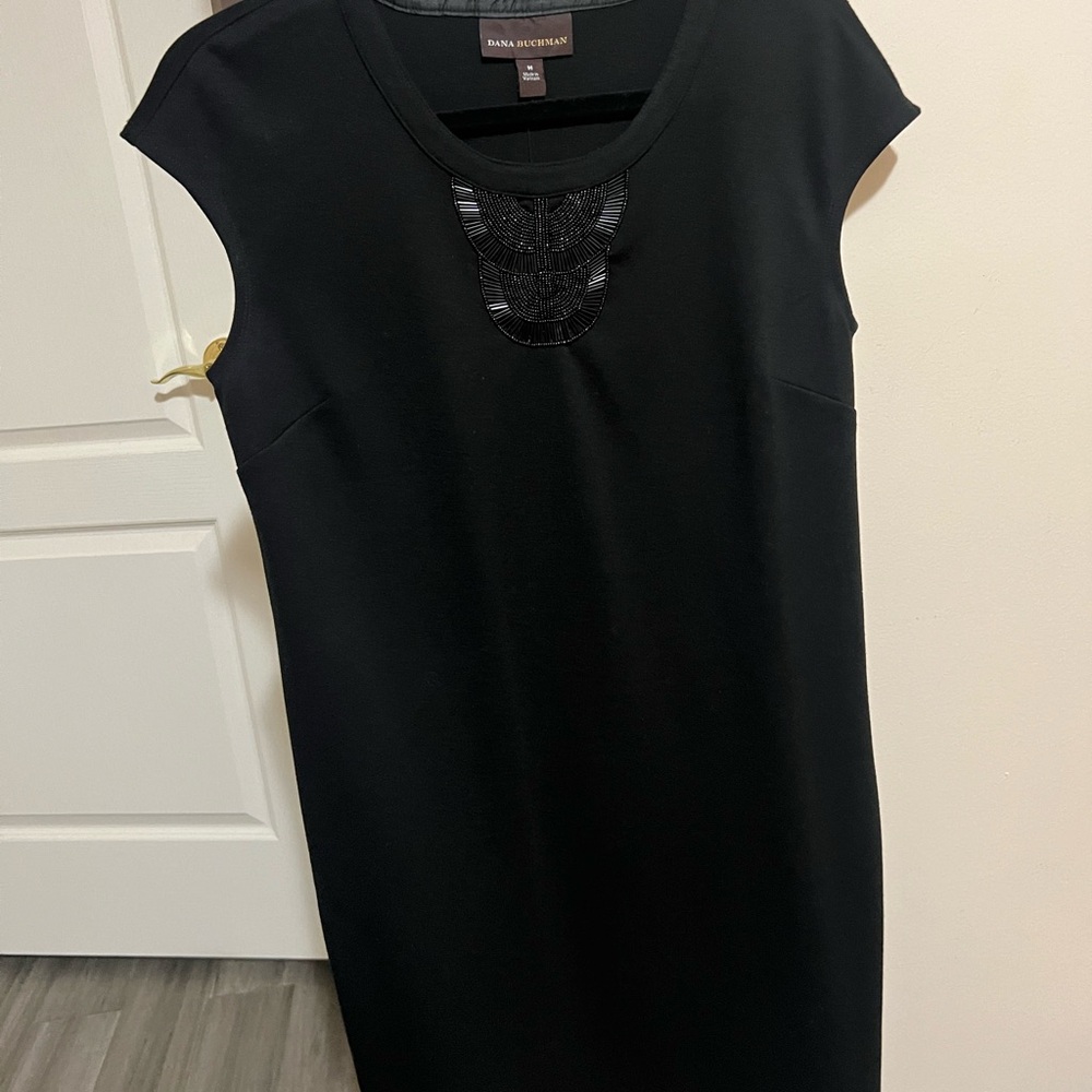 Dana Buckman Dress with Beaded Detail